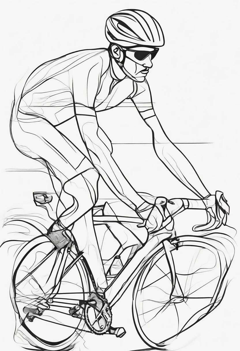 un cycliste