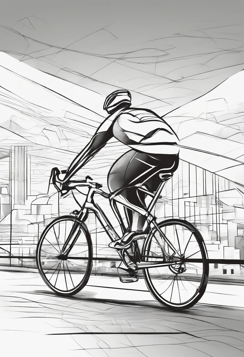 un cycliste