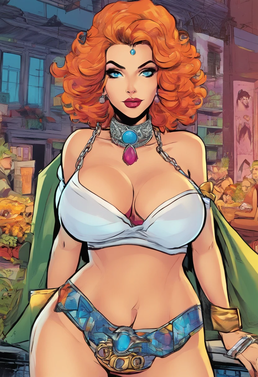 queen , realisitic , chain Choker, (Big breasts:1.4)、