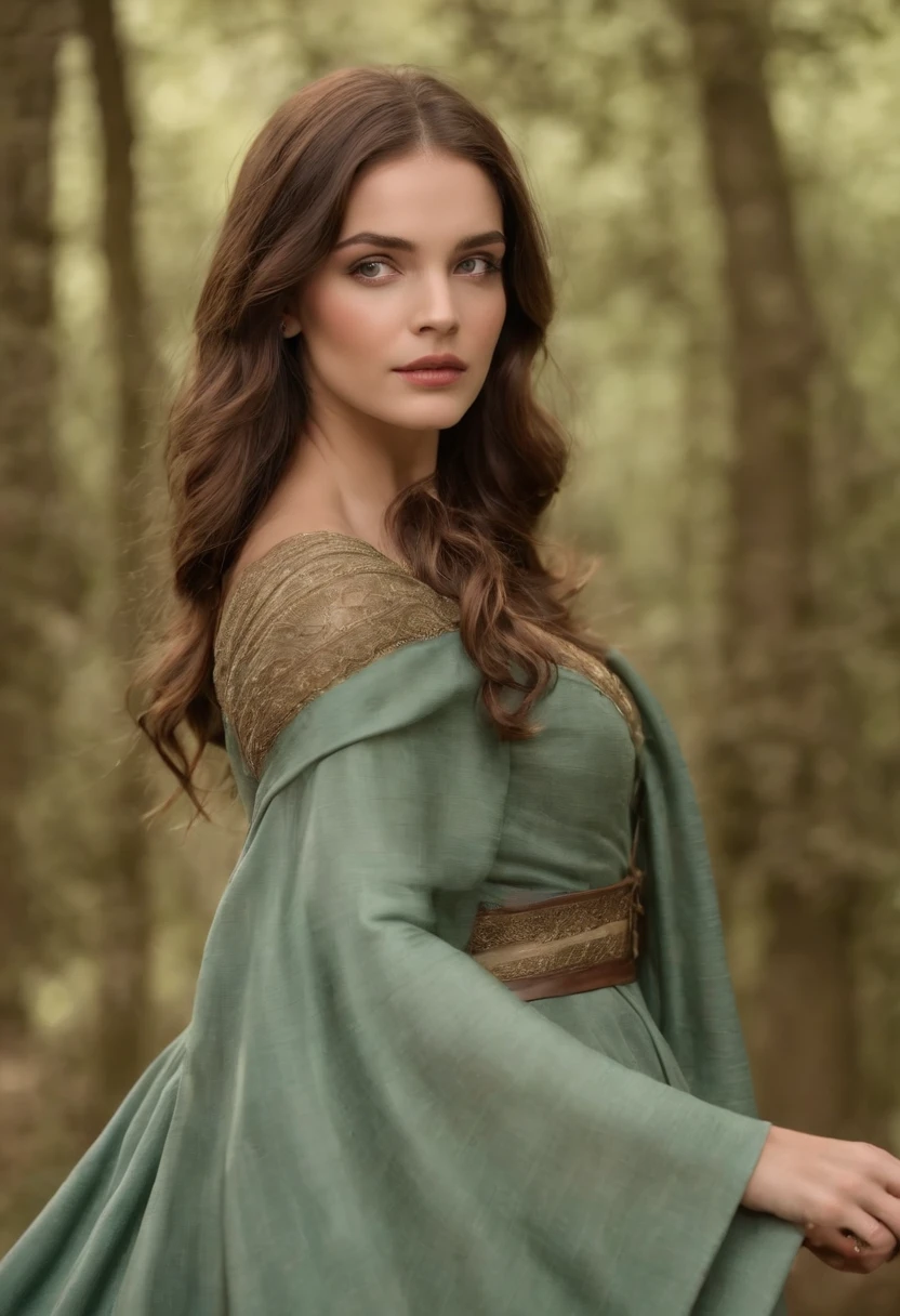 (((uma ferida avermelhada profunda atravessa sua bochecha esquerda))) tez justa, mulher em torno de 19 anos, cabelos brancos naturais, olhos verdes distintos, vestindo kohl, slender and graceful, Beautiful, luz de velas em um ambiente medieval, Ultra sharp focus, tiro realista, roupas femininas medievais, cores tetradicas (cicatriz:1.4)