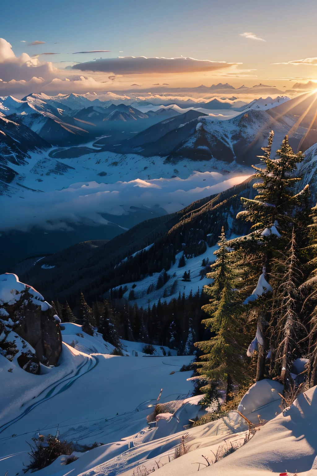 youtube banner, mountain, with ratio 2560x1440