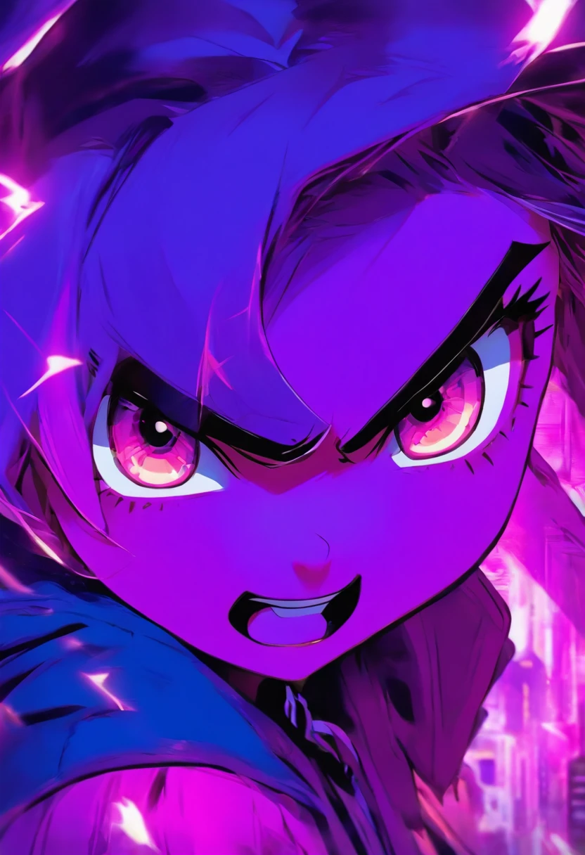 (Purple cubs), Top quality, Masterpiece, high resolution, 8K, Hoodie and anime style girl, One girl, detailed line art, Digital enhancement, Close up, Anime core, Flowing fabric,rot,torogao,Various expressions,The expression of wide eyes