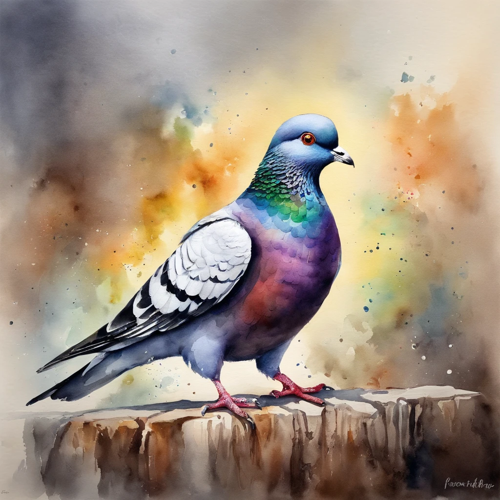 Pictures of pigeons, Irridescent color, vibrant, Spectacular