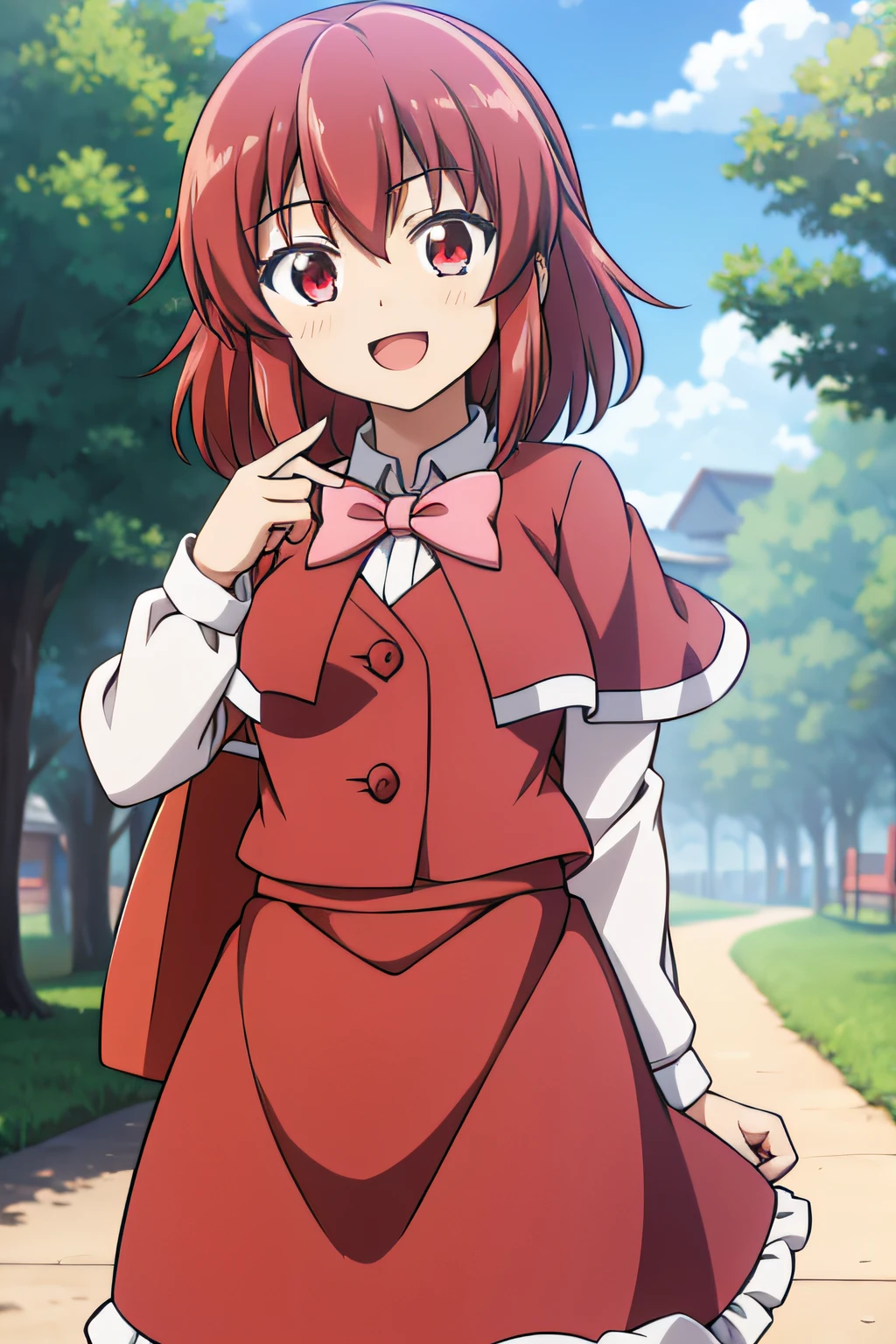 okazaki yumemi, 1girl,