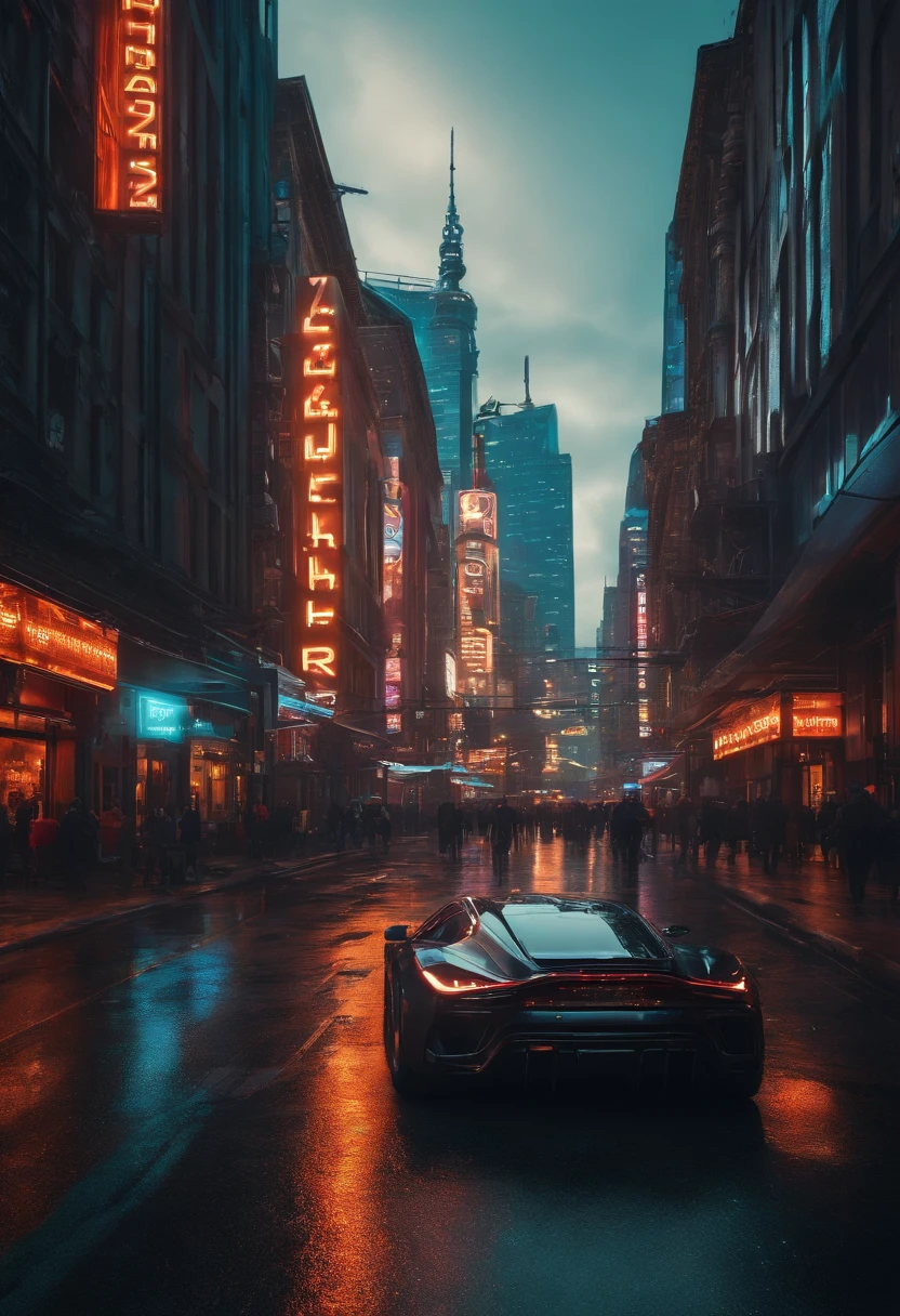 beautiful detailed eyes, cyberpunk aesthetic, glowing neon lights, futuristic cityscape, holographic display, advanced technology, street fashion, bustling crowd, urban atmosphere, dynamic composition, vibrant colors, high contrast, dramatic shadows, immersive experience, sci-fi vibes, fast-paced movement, energy and excitement. (best quality,highres,ultra-detailed,photorealistic:1.37), HDR lighting.