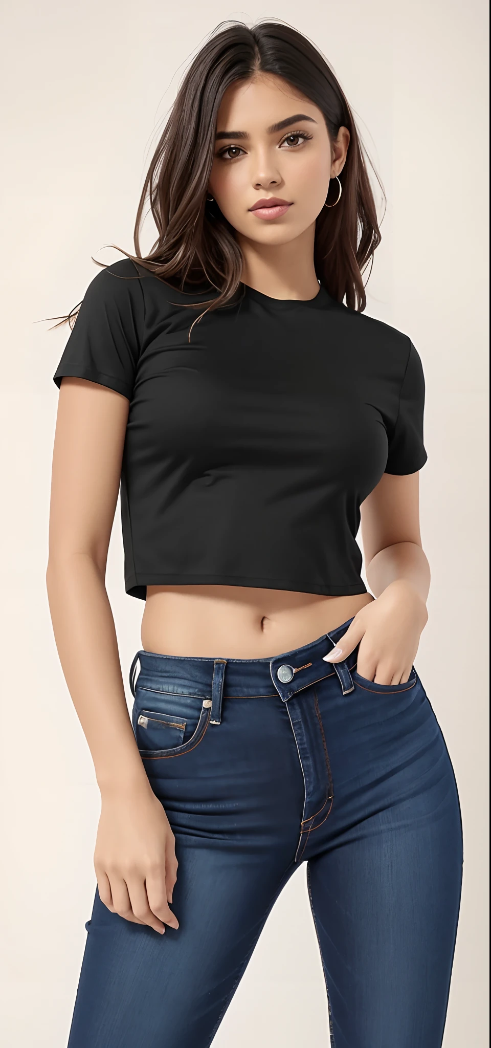 (iu:0.8),cleavage, RAW, Best quality, high resolution, Masterpiece: 1.3, Beautiful glasses kerala girl wearing black tshirt and black jeans, Masterpiece, Soft smile, standing near a road, in sleeveless printed top & skirt,
