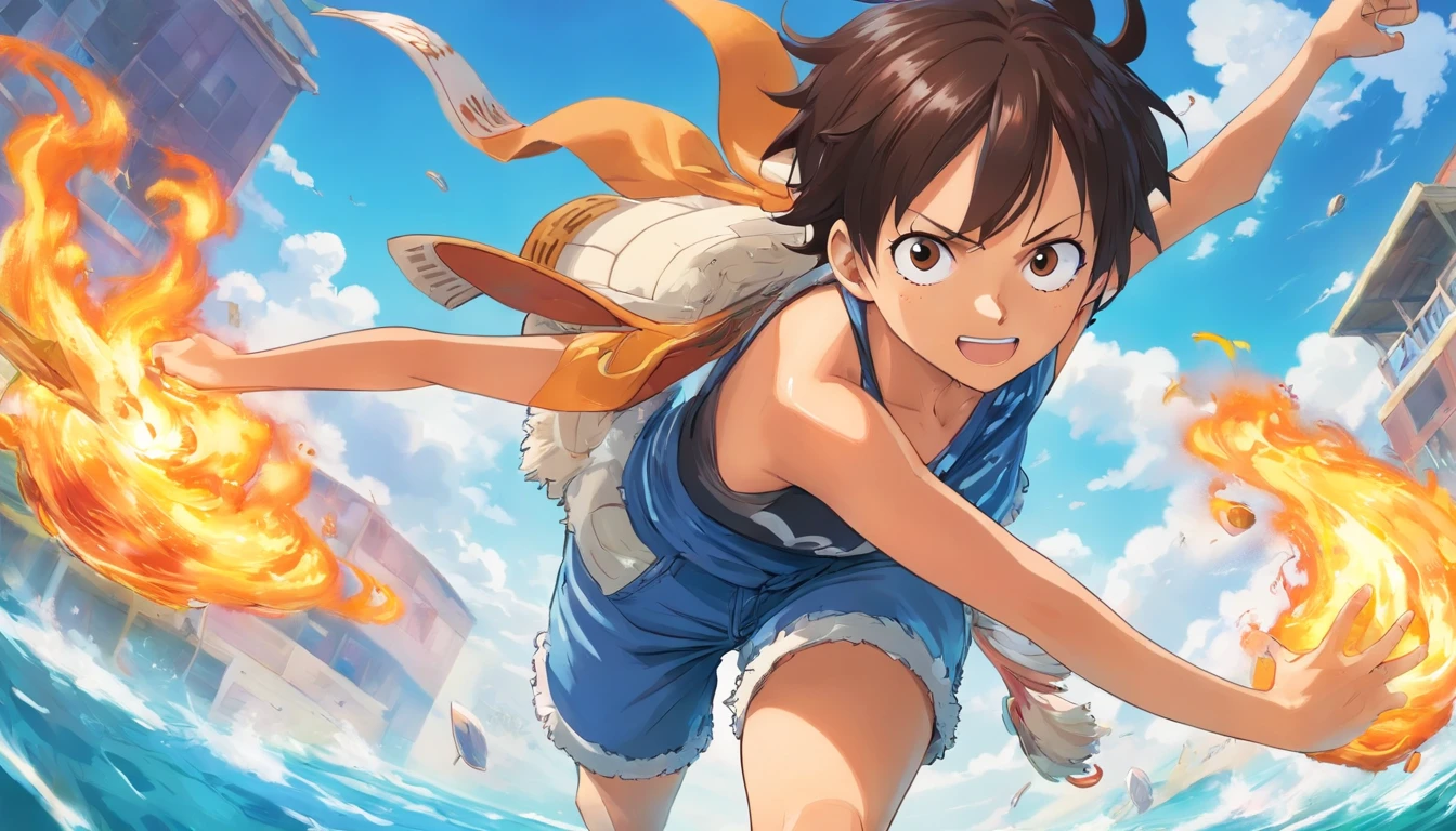 one piece, Luffy, Nika Form