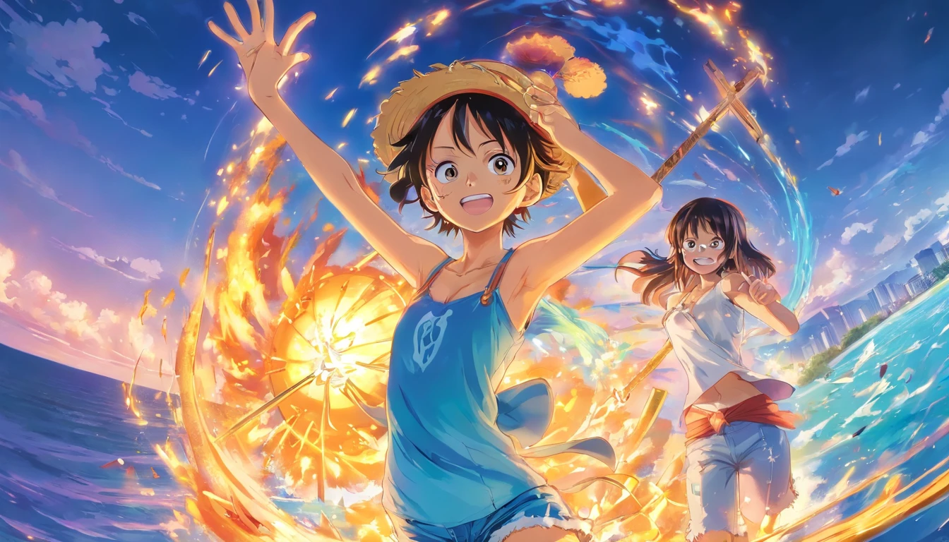 one piece, Luffy, Nika Form