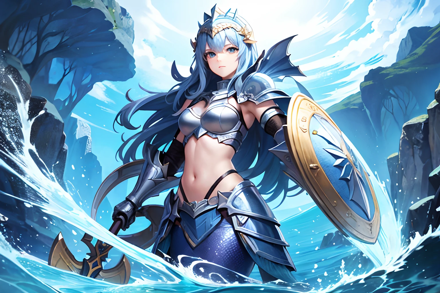 Mermaid Lower body of fish