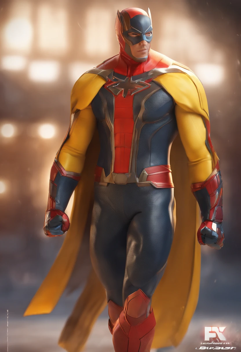 MAke the person into a marvel hero