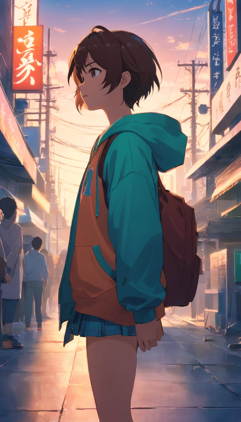 Disappeared so cleanly),(Volumes pile up,Sighed),(Past lives are not much different,Lost myths)), cinematic, tempered fade, boy, hoodie, front of dekstop, back shoot