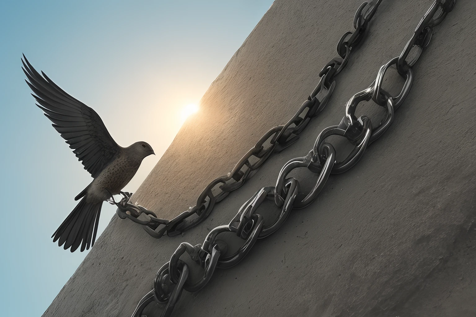 Chains Freedom, Bird, Desire, Authenticity