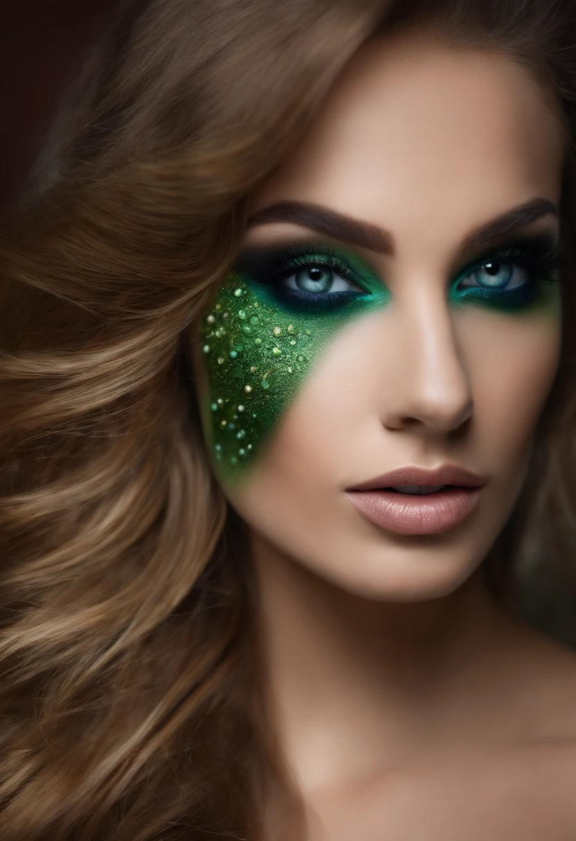 Fille ???? yeux verts maquillage naturel