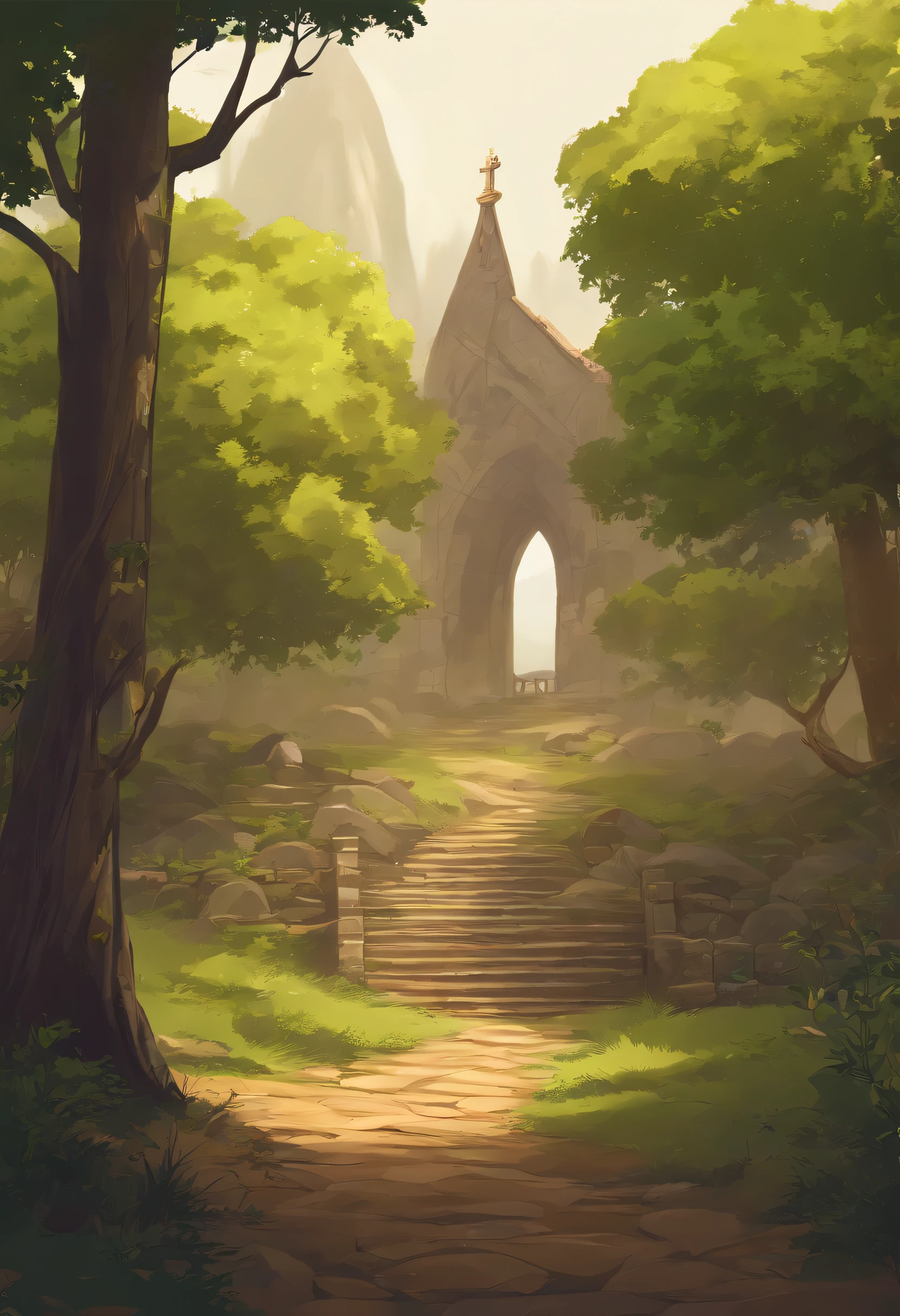 Arte de fundo para jogo 2D, Campo de batalha de fundo, alta qualidade, hd illustration, Fundo do JRPG, fundo do RPG, battle scenery, Game scenario, Estilo anime, JRPG, (((cores simples))), ((no gradient))