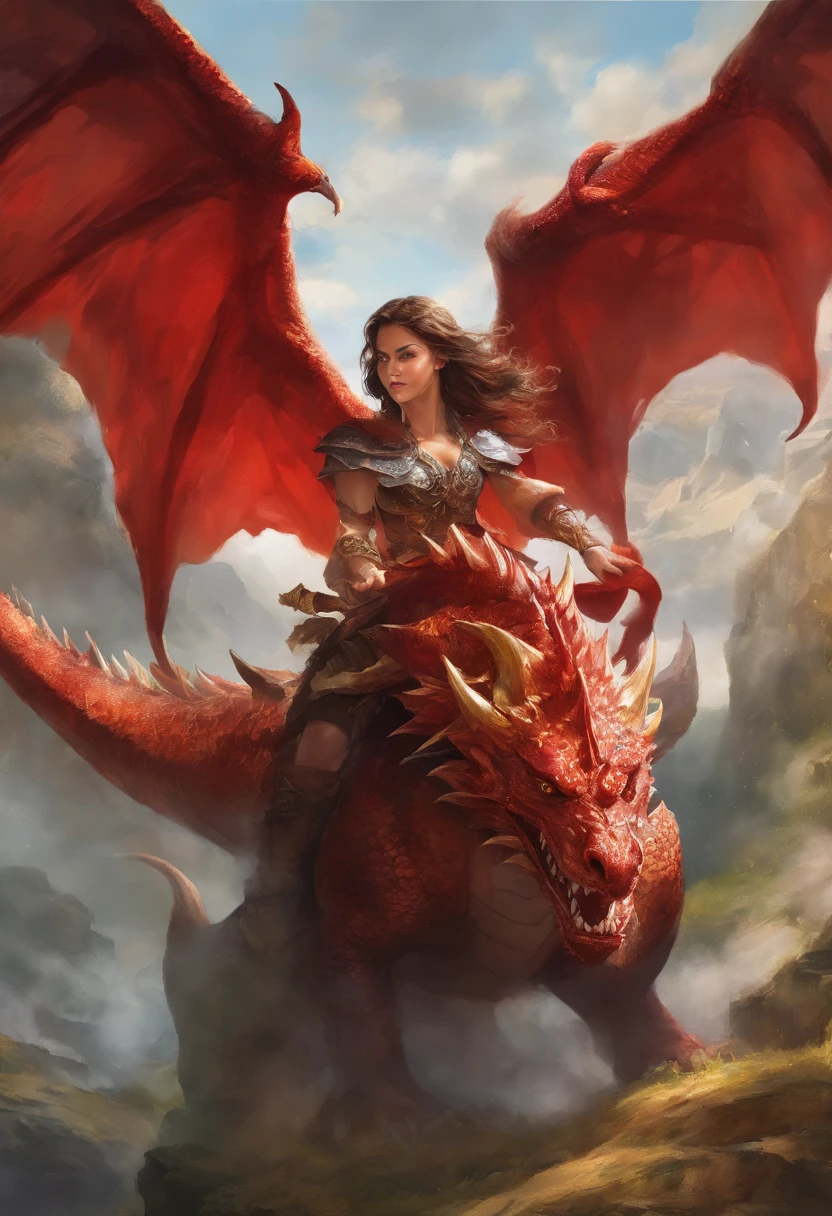 a close up of a woman standing on a rock with a dragon, alice x. zhang, the dragon girl portrait, chinese fantasy, artgerm and ruan jia, dragon girl, queen of dragons, chinese dragon concept art, by Yang J, ruan jia and artgerm, a beautiful artwork illustration, cgsociety and fenghua zhong