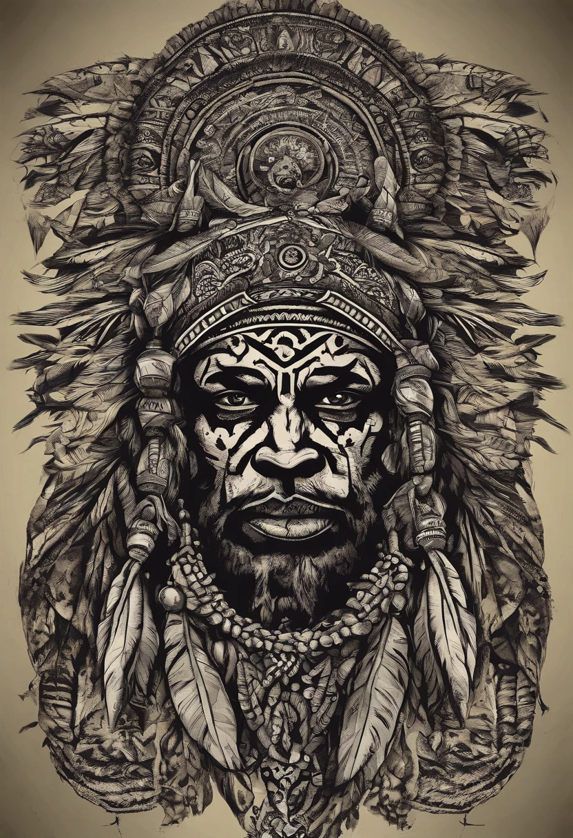 Abandoned mountain peak cannibals,Indians standing high in the mountains,Round badge