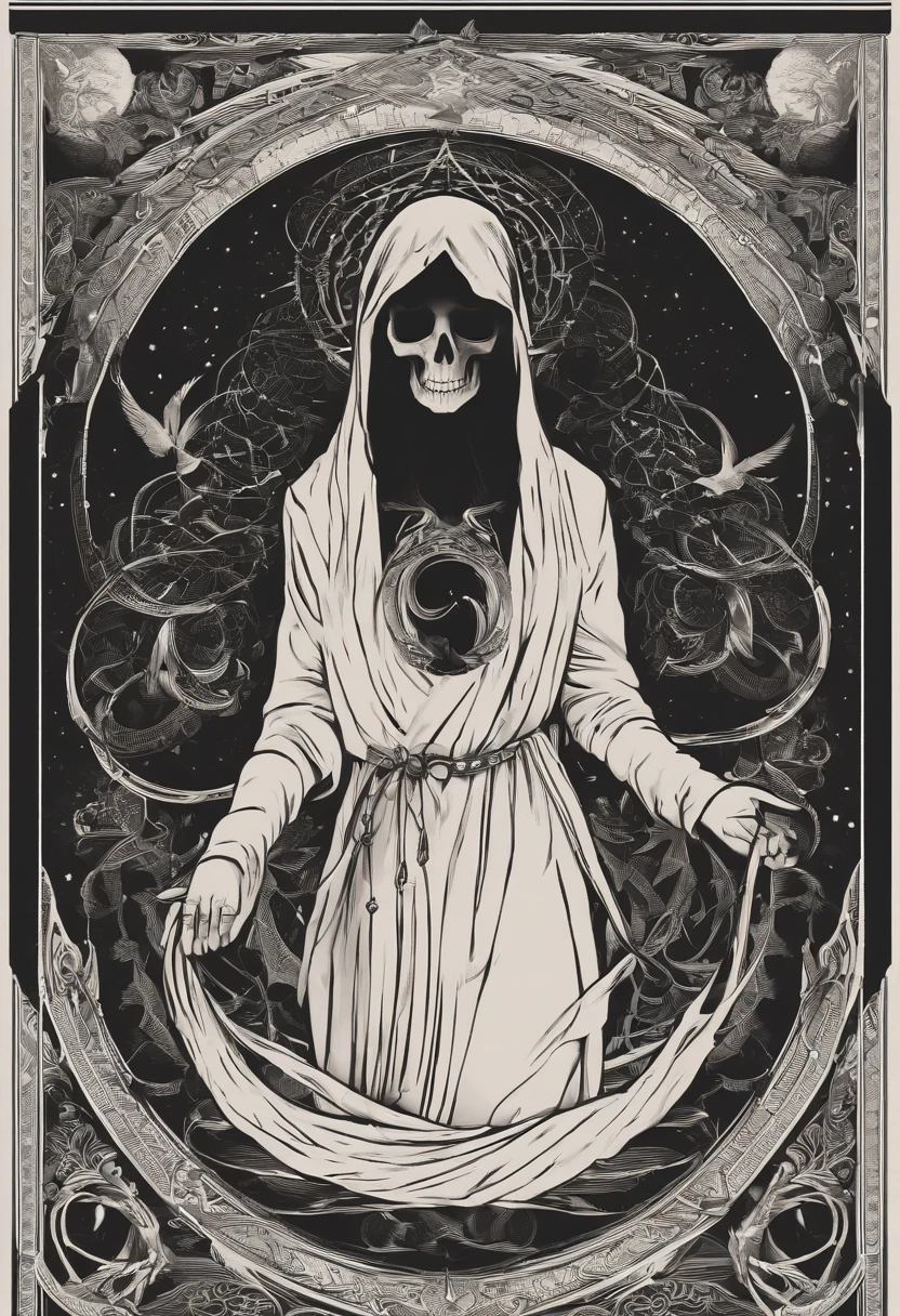 "(Best Quality,hight resolution:1.2),minimalistic,Two-dimensional logo,[The Cult of the Eternal Eclipse] Logo,(death:1.1),(braid:1.1),(,(mysterious:1.1),(a hidden face:1.1),(Dark:1.1),(SINISTER:1.1),(SINISTER:1.1),(eldritch:1.1),(intriguing:1.1),(symbolic:1.1),(Mystical:1.1),(Enigmatic:1.1),(Muted colors:1.1),(abstract:1.1),(ominous vibe),(black and white:0.9),(Contrast:0.9),(sharp lines:0.9),(visually striking),(Sleek design),(Simplified form),"