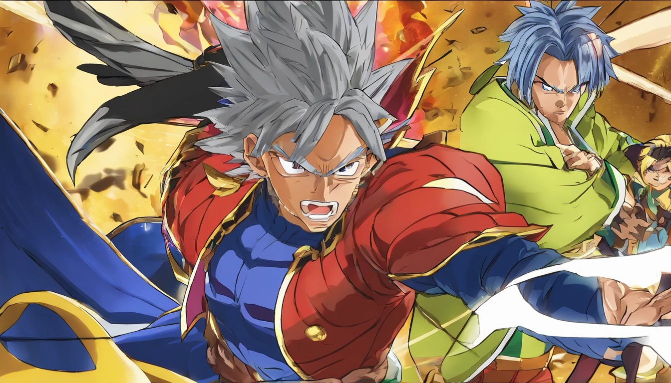 cinco momentos distintos da luta entre Sukuna Ryomen e Satoru Gojo, as if they were frames from a manga:
**Quadro 1**:
Sukuna Ryomen, with an expression of fierce determination, cerrou os punhos enquanto uma aura de poder maligno o envolve. Ele prepara um soco devastador e sua figura imponente domina o quadro, Creating a sense of tension.
**Quadro 2**:
Sukuna delivers the punch with titanic force, causing a burst of energy that lights up the scenery. The impact is depicted with lightning and cursed particles, destacando seu poder avassalador.
**Quadro 3**:
Satoru Gojo, de olhos vendados, remains impassive in the center of the frame. He creates a barrier with his technique "Infinity," which manifests as distorted lines that wrap around the space around it. The scene is filled with a sense of calm before the storm.
**Quadro 4**:
The damn particles, como estrelas cadentes, roam the distorted space of Gojo's barrier, criando um efeito visual impressionante. The struggle between Sukuna's power and Gojo's barrier reaches its apex, criando um momento de intensa energia.
**Quadro 5**:
In the latter frame, the energy blast of Sukuna's technique and the barrier of "Infinity" of Gojo collide in a spectacle of vibrant and dazzling colors. The scene is a portrait of the epic battle between two uncontrollable powers, leaving readers looking forward to the next chapter.
Esses cinco quadros capturam momentos cruciais da luta entre Sukuna e Gojo, each with its own intensity and visual complexity.