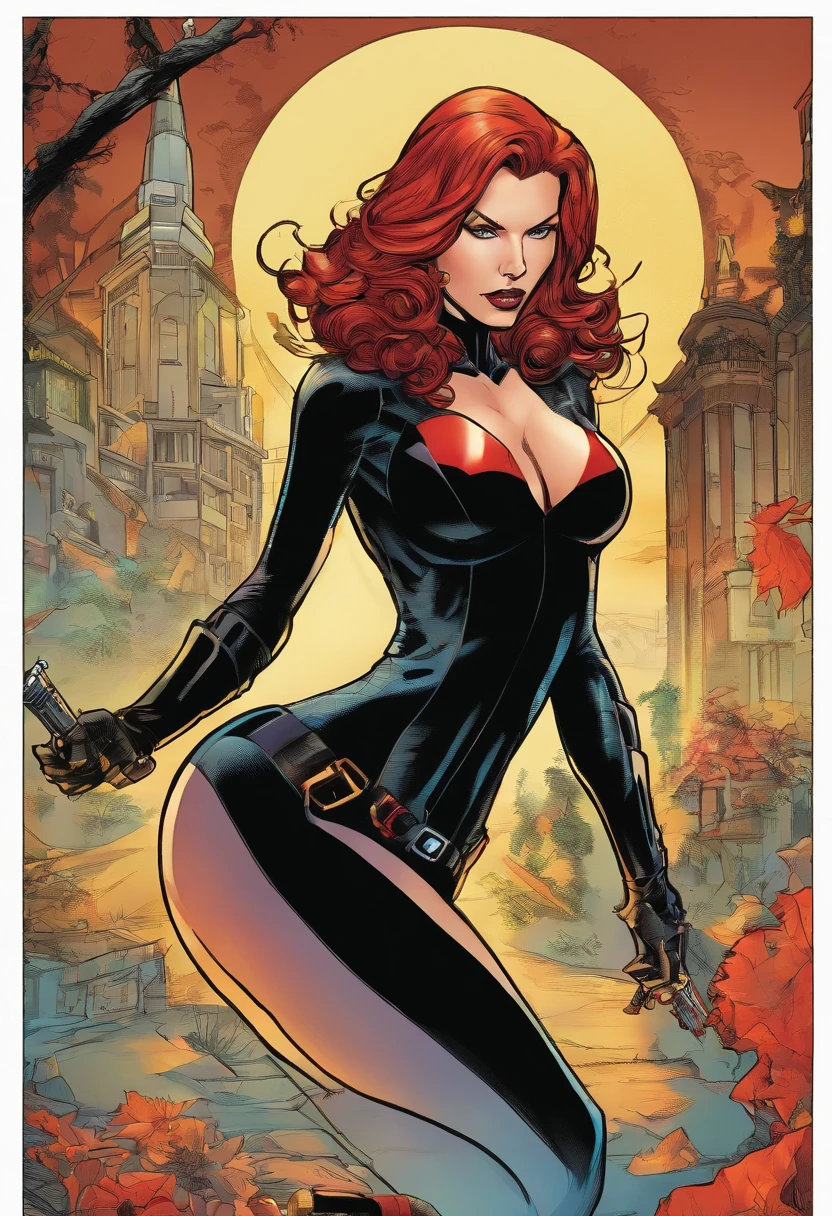 Black Widow, hot, naked