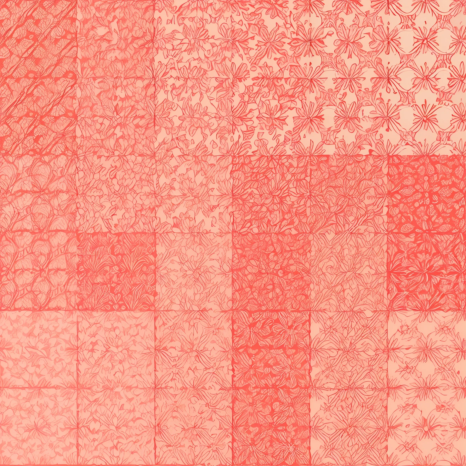 Vector Japanese seamless pattern background vibrat red and white colors