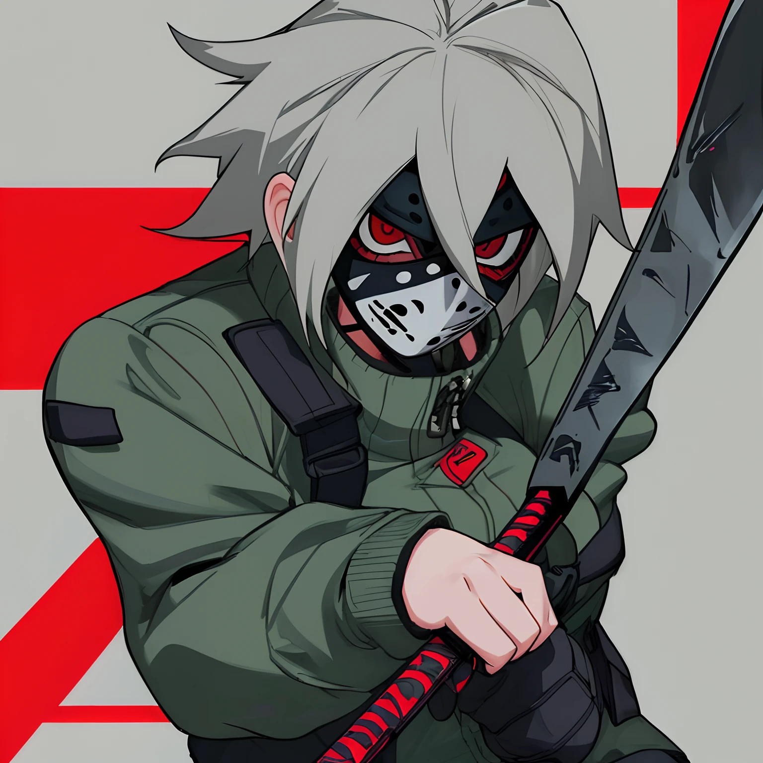 “Female” “Jason Voorhees” “My Hero Academia style” “4k masterpiece” “Ultra” “Machete in hand” “Hockey Mask” “Female” “Female” “Anime style”