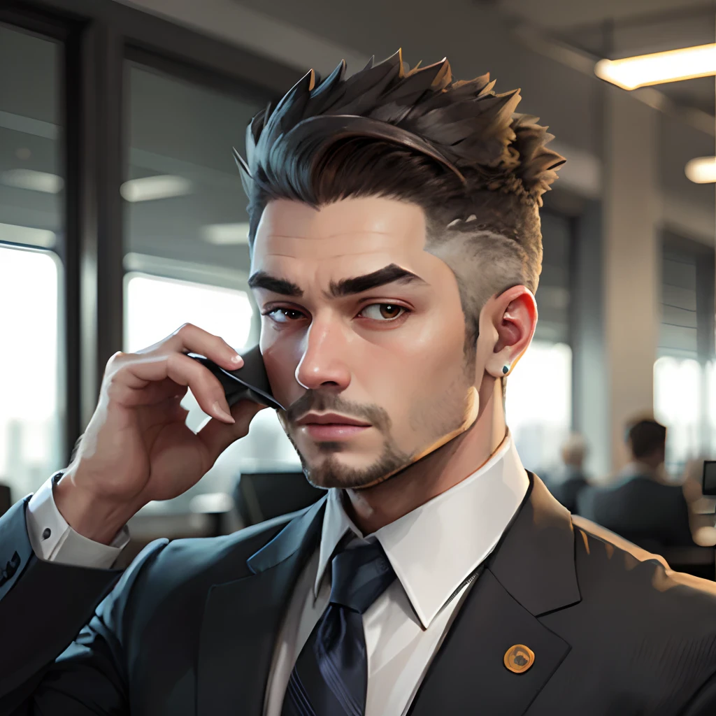 picture of business man but head is a hawk