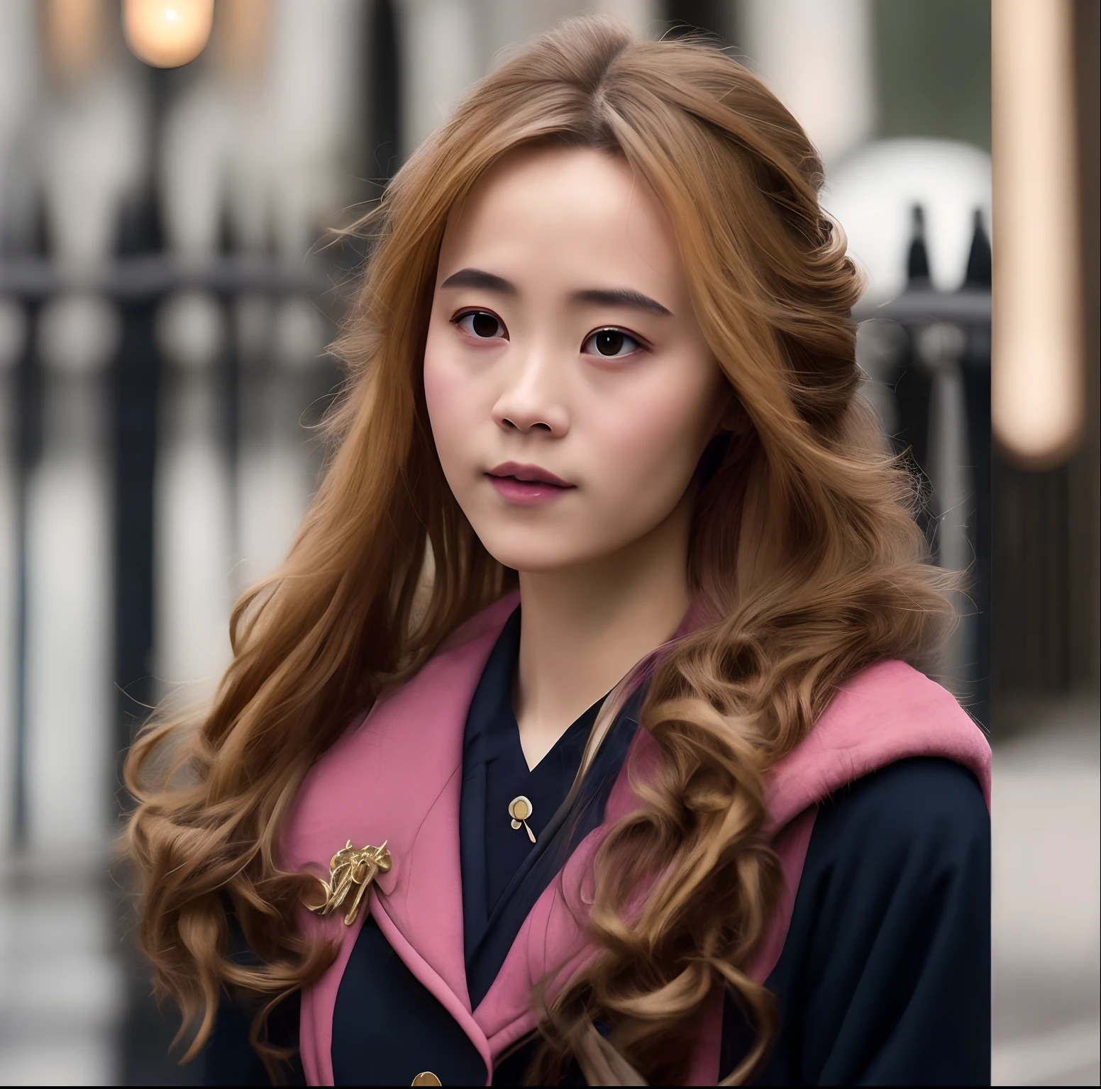 Show me Hermione Granger if she was Chinese( As realistic as possible)(No sexuality)