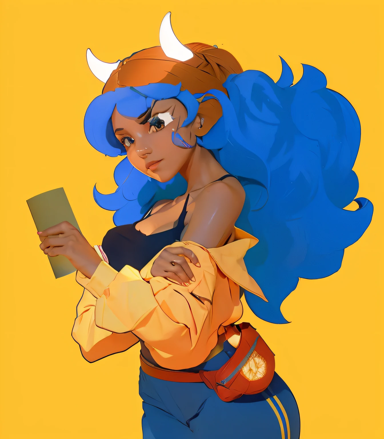 arruma a anatomia, luz e sombra, cabelo ondulado