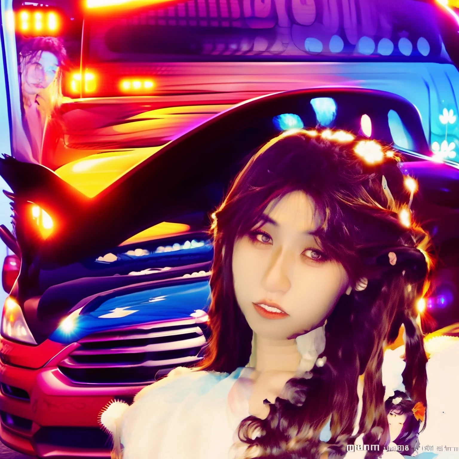 Alafi woman with long hair pierced lies in the car, 30 year-old woman, 3 0 years old woman, Choi Hyun-hwa, ulzzangs, tzuyu from twice, Gorgeous young Korean woman, with short hair, beautiful Korean women, Korean girl, Korean woman, Beautiful young Korean woman, 8k selfie photograph