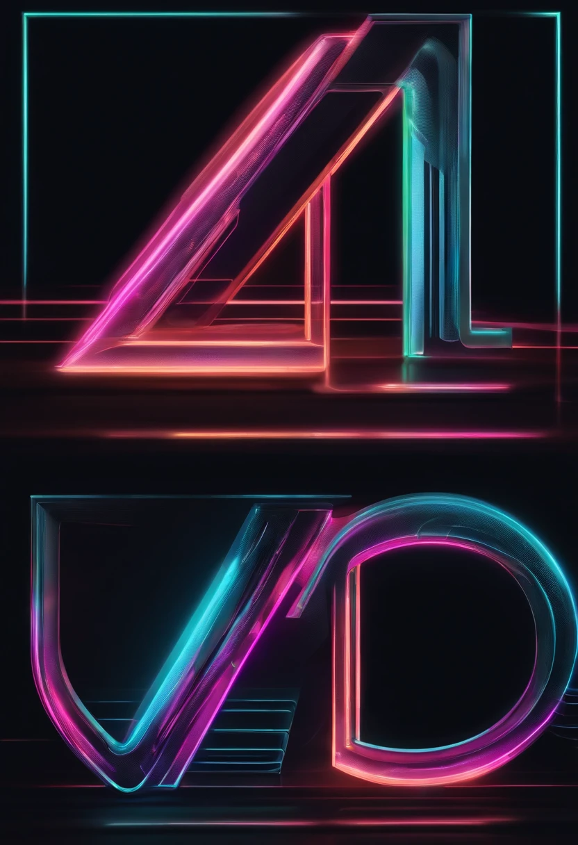 Logo consisting of a letter "H" in futuristic mode with a "HellTech" writing underneath in neon colors