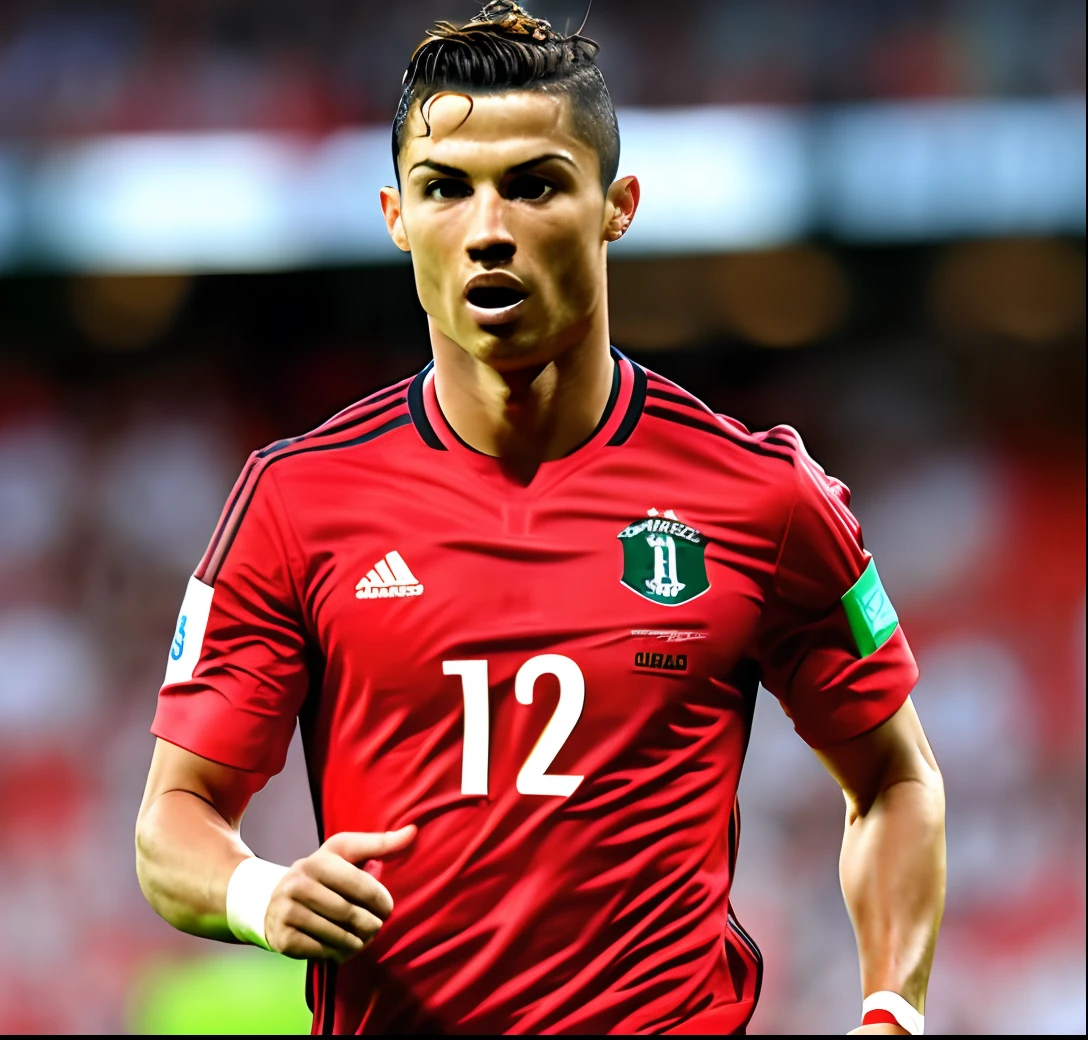 Cristiano Ronaldo with the Flamengo shirt