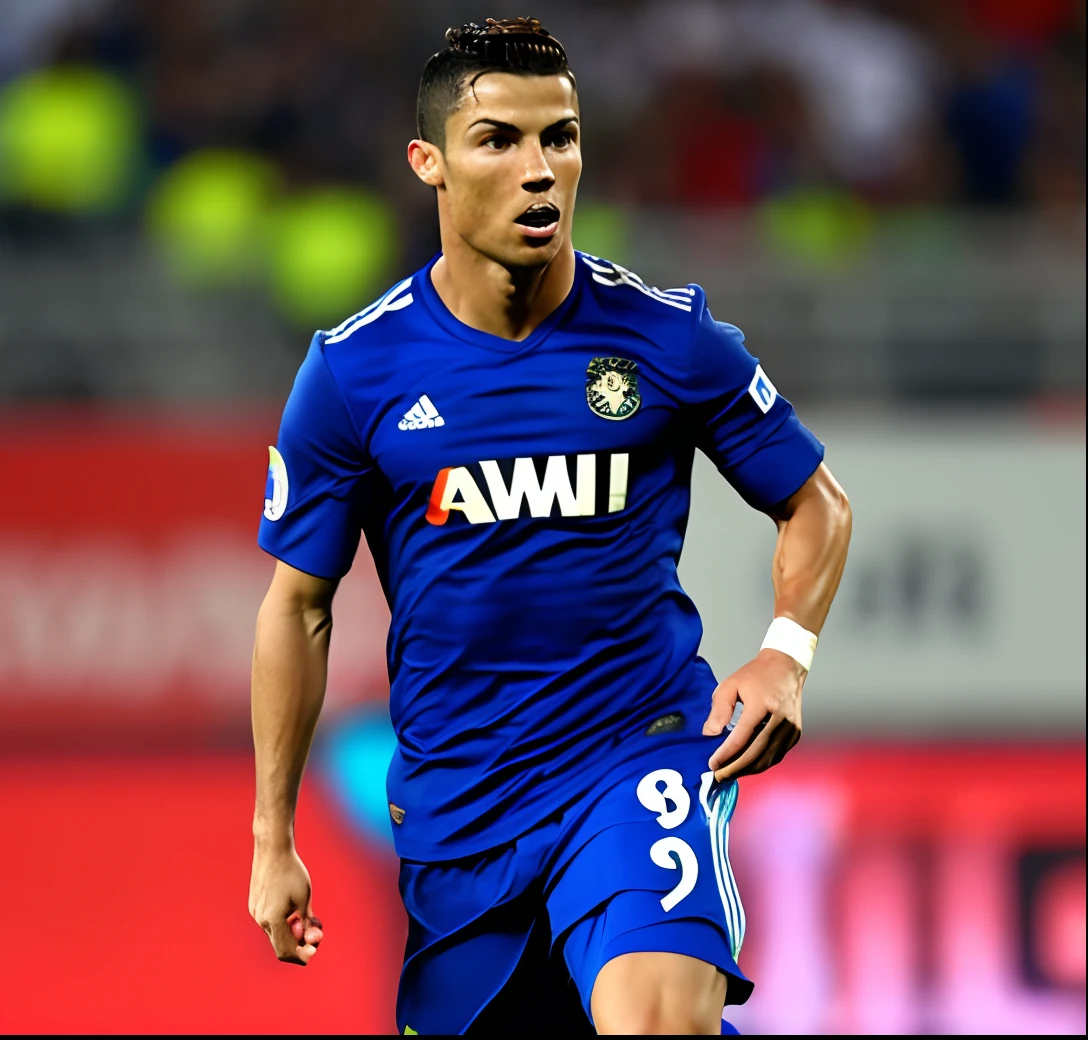 Cristiano Ronaldo with the Flamengo shirt