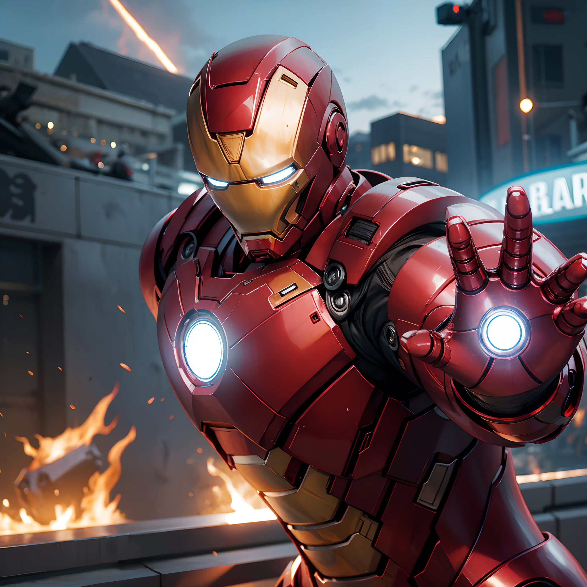 iron man face
