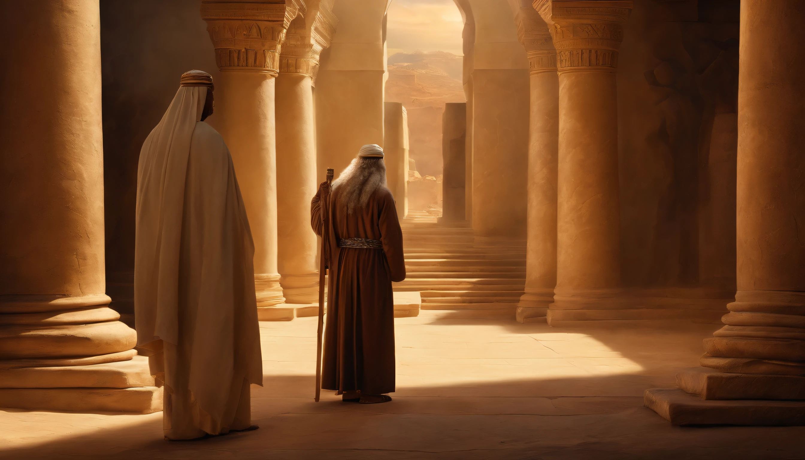 Jeremiah calls the Israelites to repentance, The Cry of the Prophet,Gatherings with large numbers of people, papyrus,Weathered parchment,Old gowns,,History reference,High-quality artwork and details,Realistic portrait style,Subtle color palette,vibrant background,natural textures,Deep Shadows,Subtle highlights,Historical accuracy,meticulous attention to detail,Emotional depth and intensity,Authentic Representation,Thought-provoking,Spiritual atmosphere,A Sense of Ancient Wisdom,Profound impact