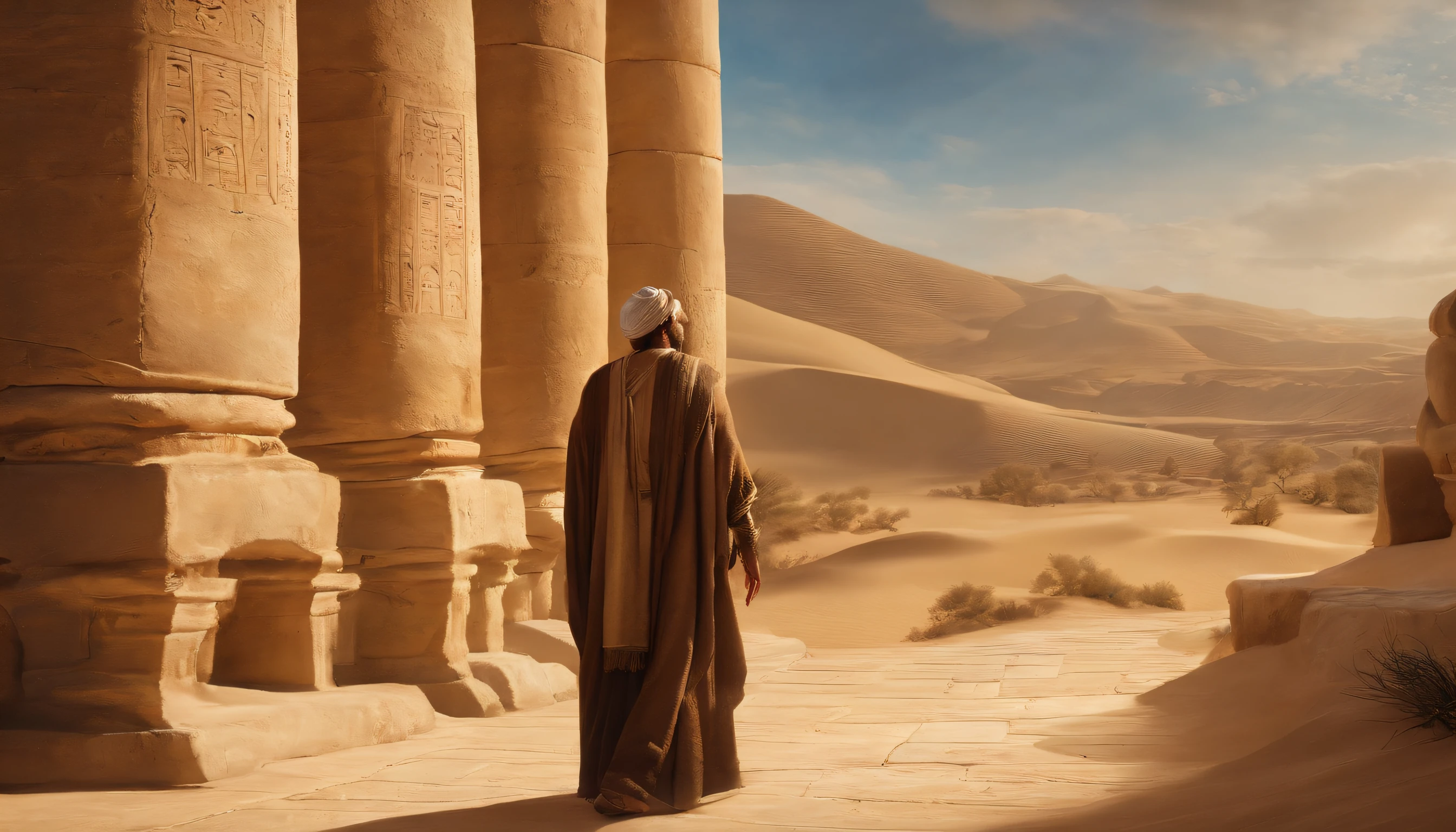 Jeremiah calls the Israelites to repentance, The Cry of the Prophet,Gatherings with large numbers of people, papyrus,Weathered parchment,Old gowns,,History reference,High-quality artwork and details,Realistic portrait style,Subtle color palette,vibrant background,natural textures,Deep Shadows,Subtle highlights,Historical accuracy,meticulous attention to detail,Emotional depth and intensity,Authentic Representation,Thought-provoking,Spiritual atmosphere,A Sense of Ancient Wisdom,Profound impact