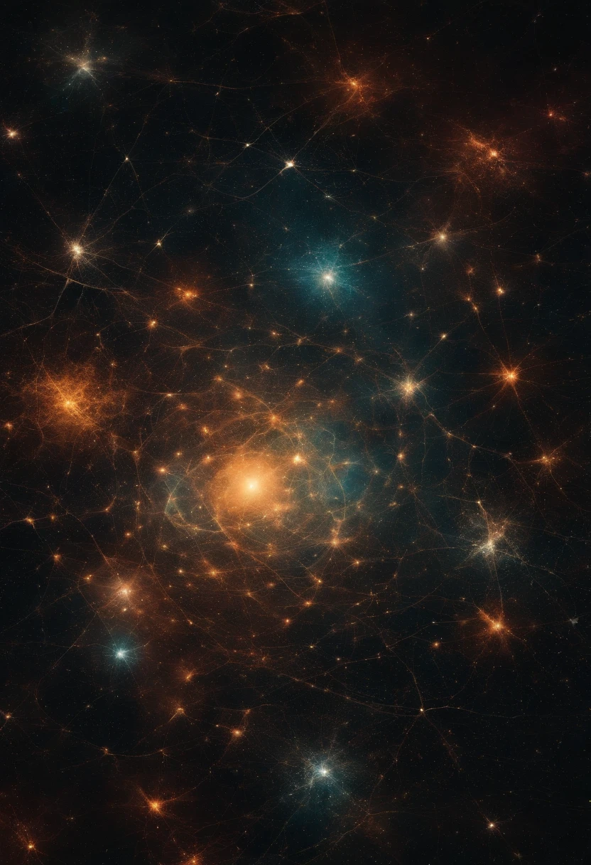 The nothingness in the darkness begins to spin, A cell system is interconnected cells within interconnected cells around an axis, um desespero distinto num fundo escuro, uma imensa fonte branca jorrava.