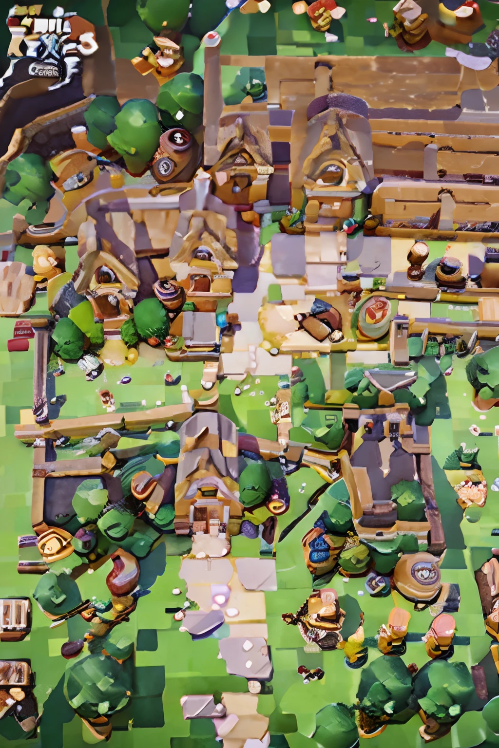 Game architectural design, Cartoony, farm house with Apple orchard, casual game style, 3D, blender,closeup cleavage,tmasterpiece,super detailing,best qualtiy