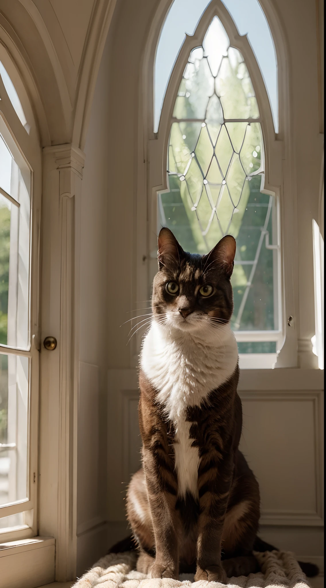chat, l'animal le chat, Influenceur Instagram, Canon R5, Ressort 85mm, photo shoot, profondeur de champ, Intricate and incredibly detailed, Hyper maximaliste, elegant, hyper realistic, super detailed, pose dynamique, centered, photographie, natural light, dynamique, highly detailed, mise au point nette