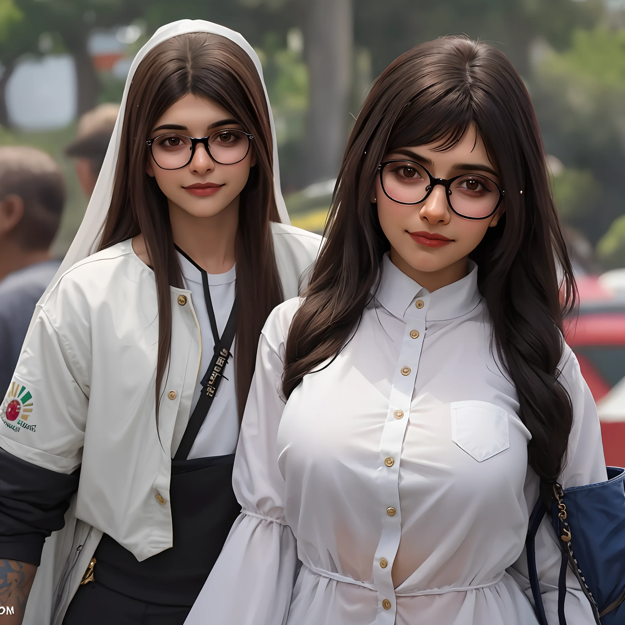 Big breast hair