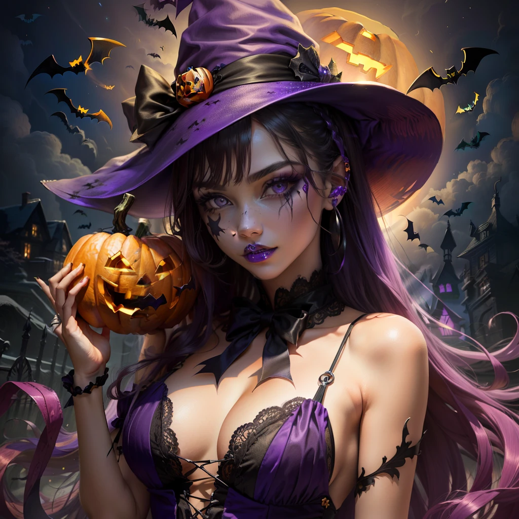 Purple halloween