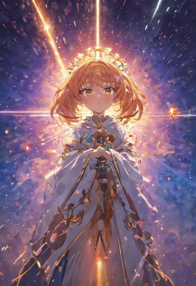 DEUS, O Criador Onipotente de todo o Universo, larger than all galaxies, representada pela figura de uma hiper mega mega gigantesca nuvem de energia no meio do universo hiper detalhado, hyper sharp, hyper realistic, intrincado, 32k, estilo fotorrealismo
