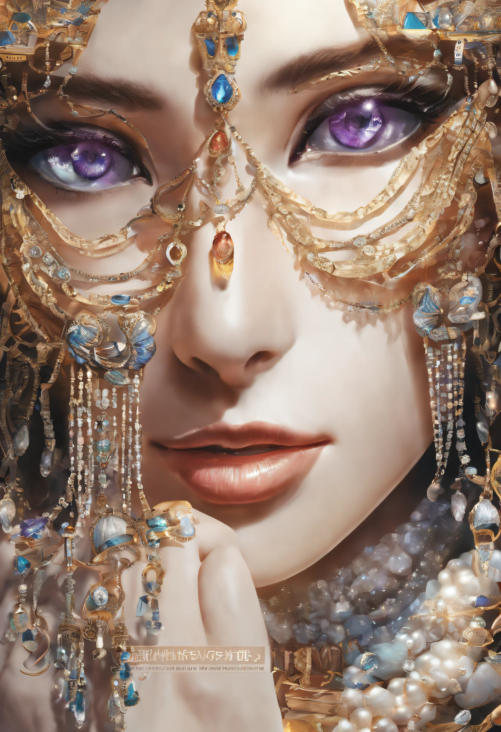 ((Masterpiece,Best quality)),1 crystal,Jewelry,Bracelet_Tiger's Eye_ruri_Jewelry bracelets, up-close