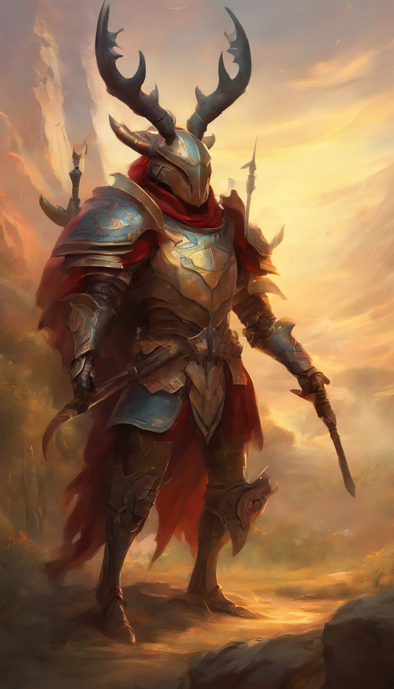 stag beetle with armor already for war