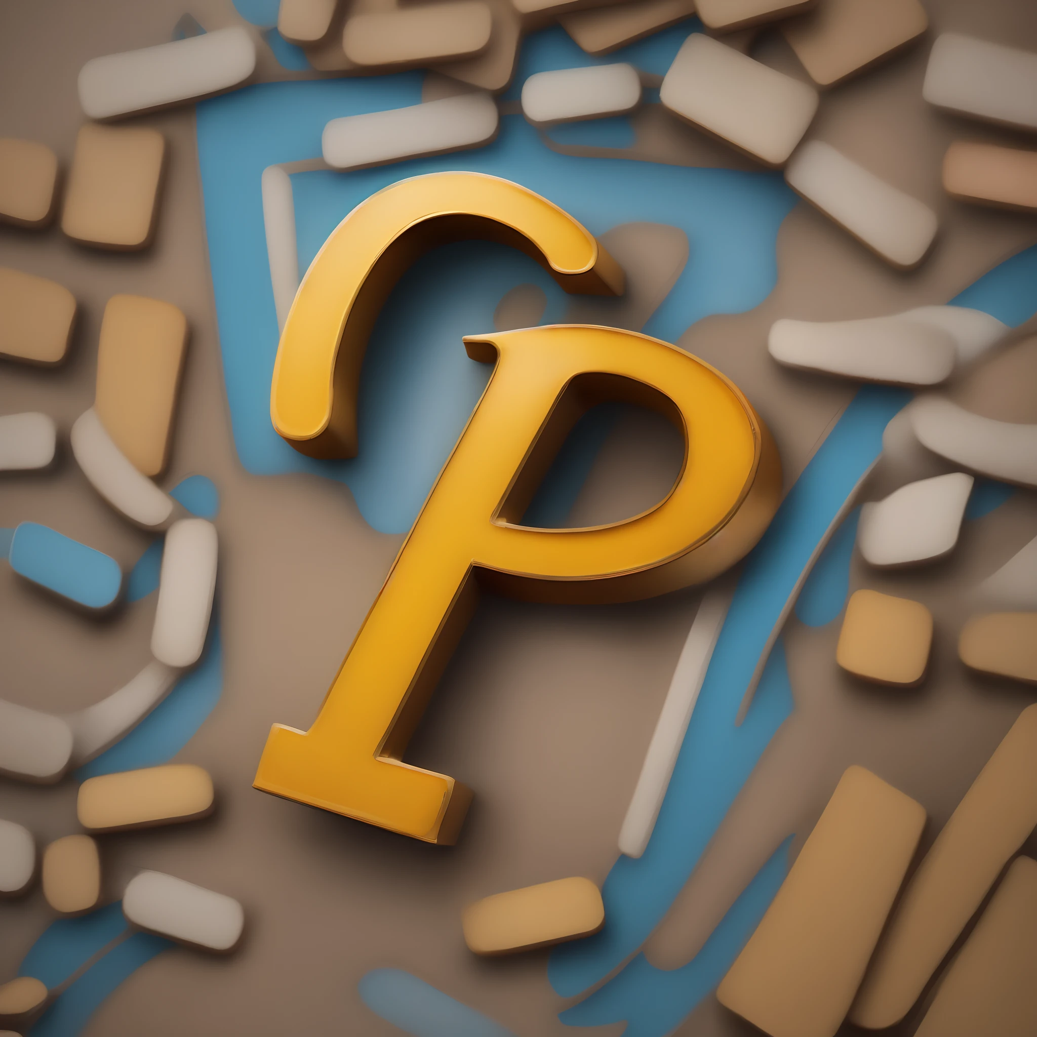 Junction of the letter E with the letter M