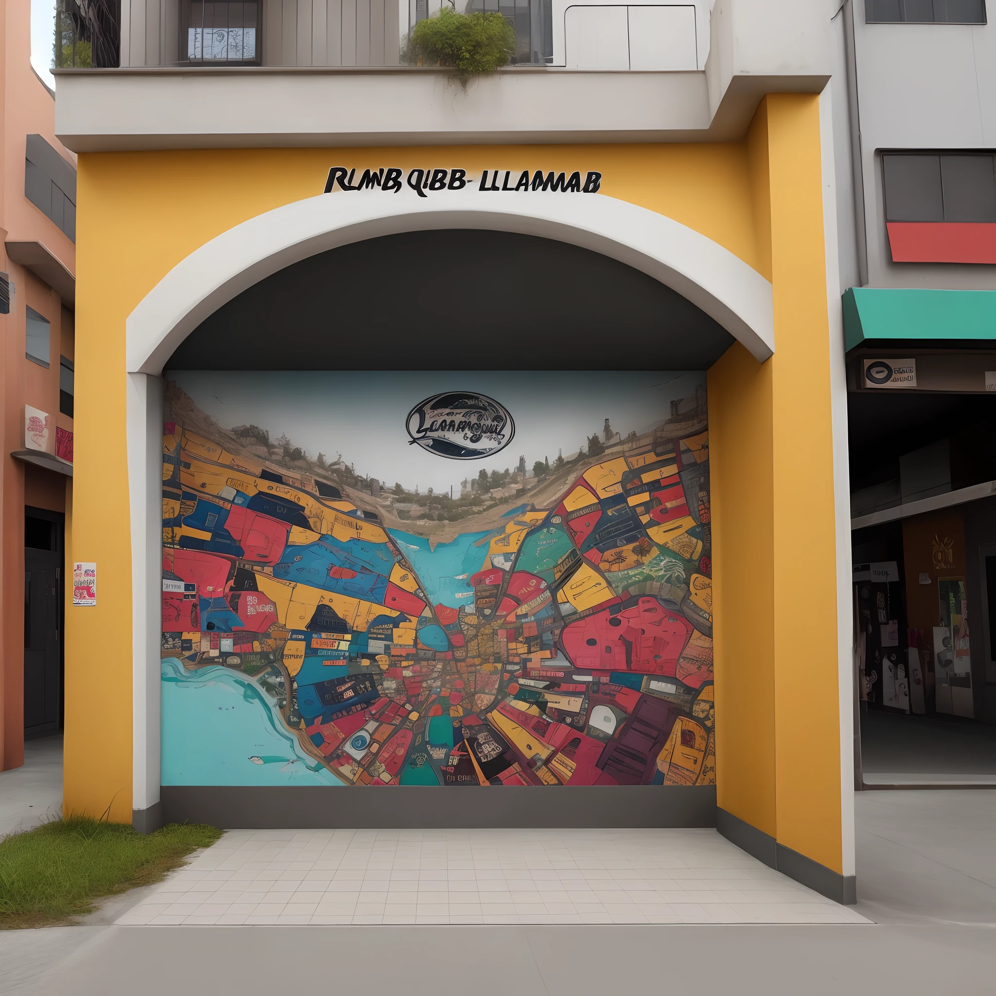 Painel de rua tipo lamblamb