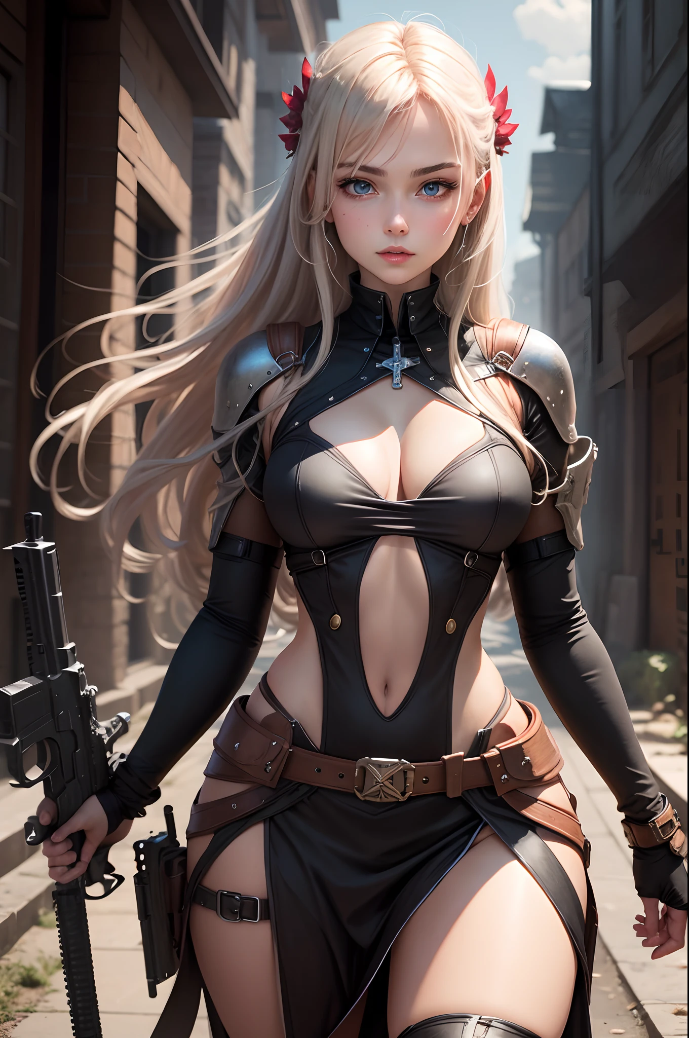 Heavily armed maiden