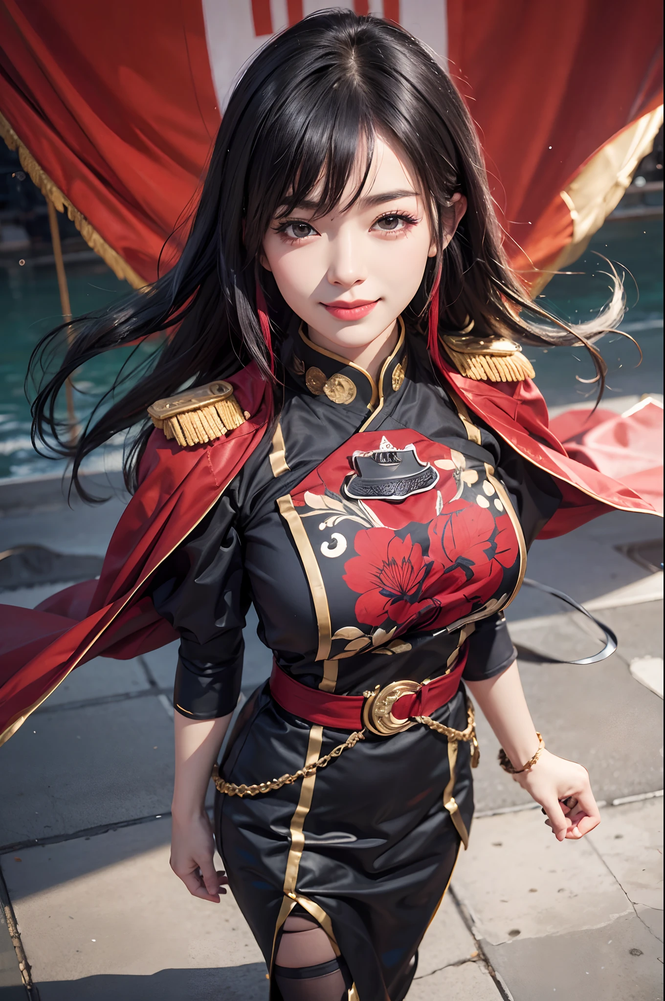 Realistic, Yamashiro ren, ultra detail, smile