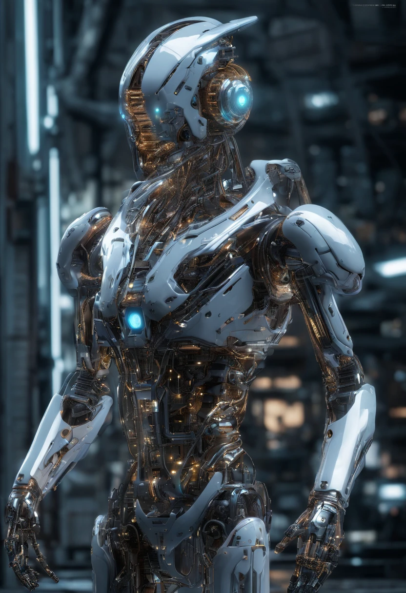 Van Terchall, Translucent ethereal alien with delicate features on a sci-fi setting, Shine from the inside out, Sparks and lights, do lado de fora, Lua, Close-up, Realistic, highly detailed, 复杂
