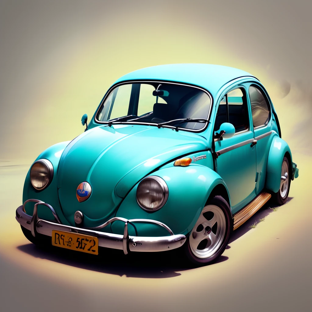 Um fusca com body kit