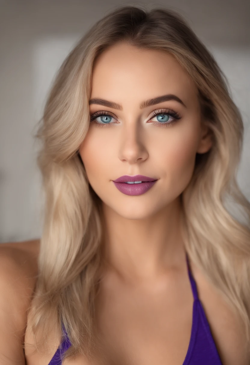 woman with matching tank top and panties, Sexy girl with blue eyes, portrait sophie mudd, portrait corinna kopf, blonde hair and large eyes, Selfie einer jungen Frau, Augen im Schlafzimmer, Violet Myers, ohne Make-up, Natural makeup, Blick direkt in die Kamera, Gesicht mit Artgram, dezentes Make-up, Stunning full body shot, im Schlafzimmer, Spaltung